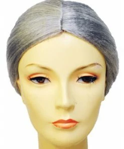 Lacey Costume Bargain Old Lady Bun Psycho Wig