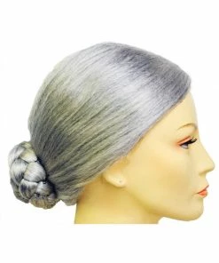 Lacey Costume Bargain Old Lady Bun Psycho Wig