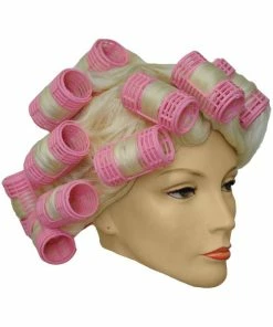 Lacey Costume 1960s Curlers In Hair Wig