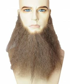 Lacey Costume 10" Long Human Hair Full Face Beard Duck Dynasty 8 Lacey Costume 10