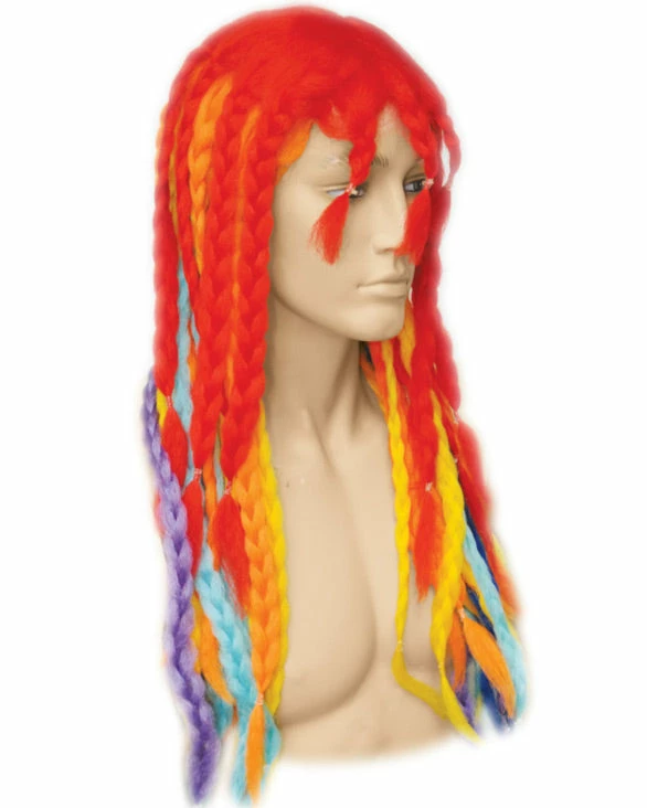 Lacey Costume Rainbow Dreadlock Women's Costume Wigs 3 Lacey Costume Rainbow Dreadlock Women's Costume Wigs