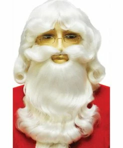 Lacey Costume Women's Costume Wigs B367Cv3 Santa Claus Beard Mustache Wig Set