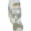 Lacey Costume Father Time Merlin Wig With Bald Cloth