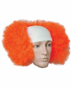 Lacey Costume Bald Curly Clown Deluxe - Flesh Cloth Front Women's Costume Wigs