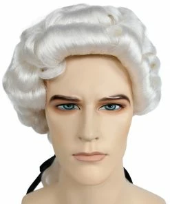 Lacey Costume Barrister Colonial British Man Women's Costume Wigs