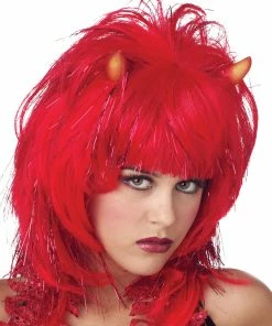 Lacey Costume Women's Costume Wigs Wig Demonica Devil Red