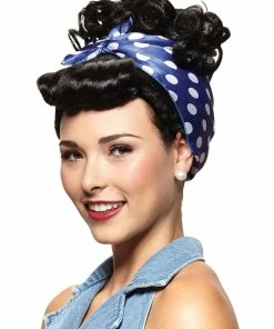 Lacey Costume Women's Costume Wigs Riveter Black Wig