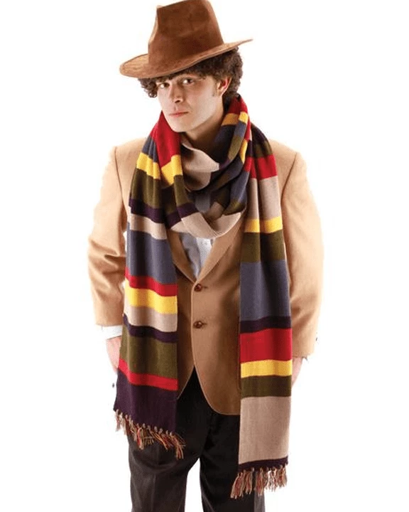 Morris Doctor Who 4th Dr. Long Scarf Costume Accessories 3 Morris Doctor Who 4th Dr. Long Scarf Costume Accessories