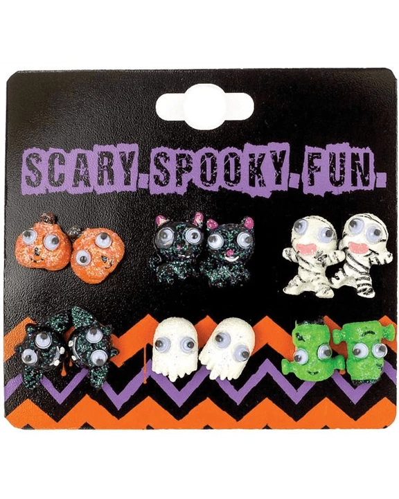 Morris Costume Accessories Earrings Studs With Googly Eyes 3 Morris Costume Accessories Earrings Studs With Googly Eyes