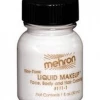 Morris Liquid Makeup 1 Oz White Costume Accessories